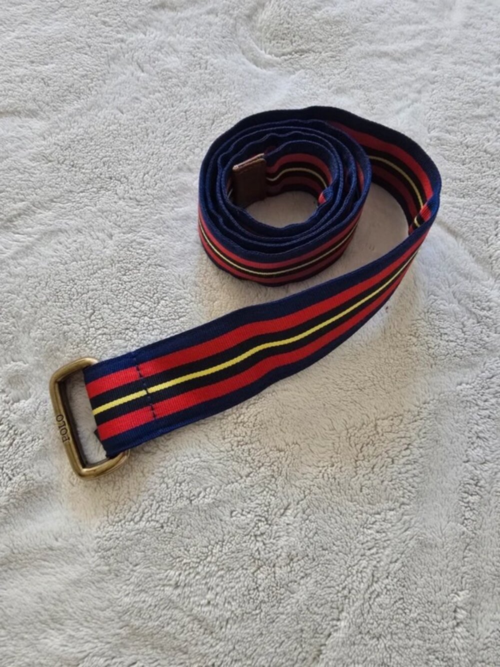 Vintage Ralph Lauren Men's D ring buckle belt